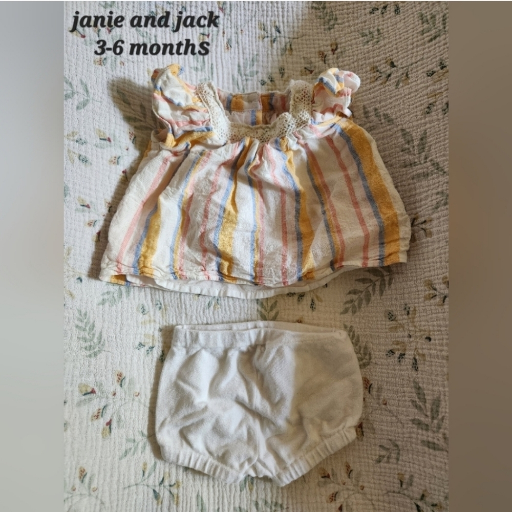 Janie and Jack 3-6 Month Two-Piece Outfit